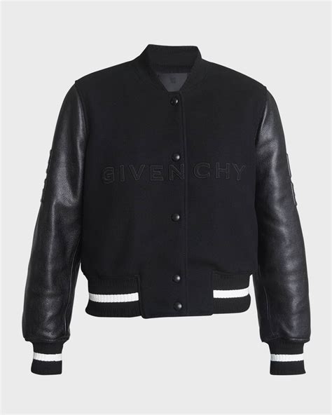 givenchy blue varsity jacket|Givenchy 4G Logo Regular Fit Varsity Jacket .